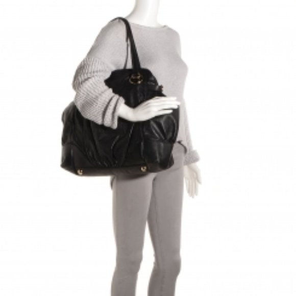 Gucci Large Full Moon Tote Black - Picture 7 of 7